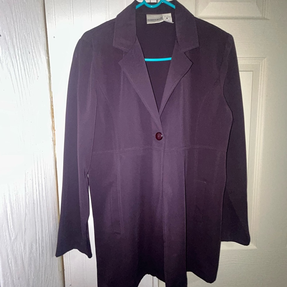 Women's Purple Light Blazer Coat
